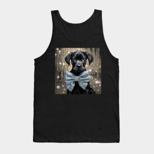 Black Great Dane Tank Top